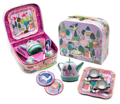 Bajkowy Świat Zestaw do Herbaty z Grającym Czajniczkiem w Walizeczce 11 elementów
