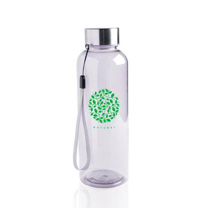 Butelka z tritanu 500 ml, stalowa nakrętka ze sznurkiem / Tritanbottle