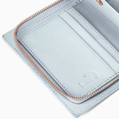 Portfel damski skórzany PUCCINI ZEN ZN9186 7B Niebieski