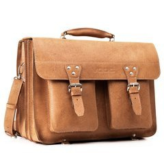 BIG torba biznesowa skórzana KEMER VOOC TC12 Camel Edycja Limitowana