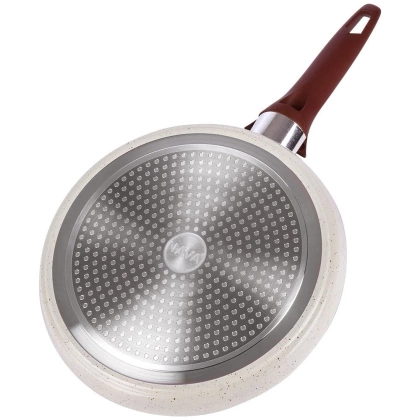 Patelnia ceramiczna granitowa do naleśników placków gaz indukcja TERRESTRIAL 24 cm