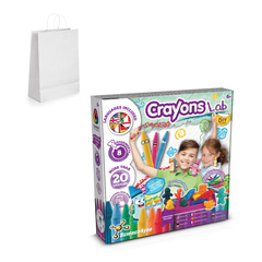 Crayon Factory Kit III. Gra edukacyjna dostarczany z papierową torebką prezentową