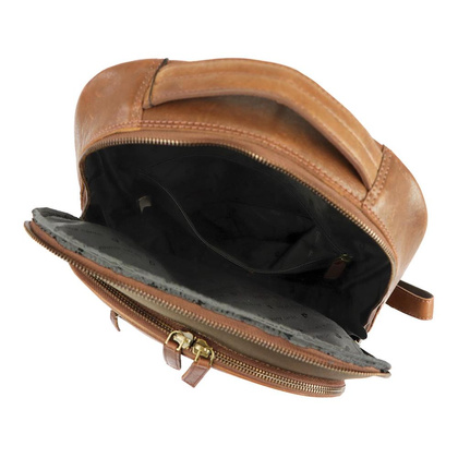 Skórzany plecak męski Pierre Cardin YS12 28010 czarny