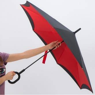 Parasol składany odwrotnie