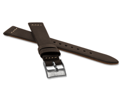 LAVVU Brązowy pasek RETRO z luksusowej skóry Top Grain - 20