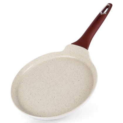 Patelnia ceramiczna granitowa do naleśników placków gaz indukcja TERRESTRIAL 24 cm