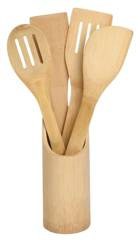 Zestaw przyborów kuchennych COOKING TIME, brązowy