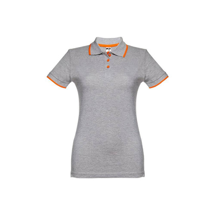 THC ROME WOMEN. Damski slim fit polo t-shirt