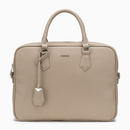 Torba damska na laptop do 15" PUCCINI FASHION BLXP0128L 6A Beżowa