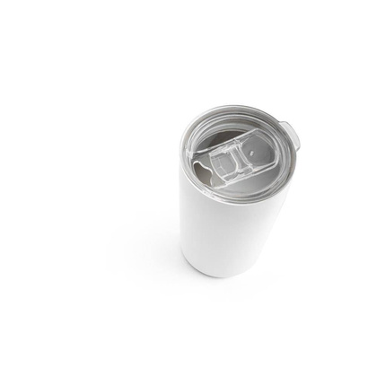 SLIDER. Kubek podróżny ze stali nierdzewnej 380 ml