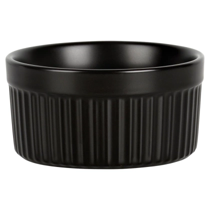 Miseczki do zapiekania porcelanowe czarne 260 ml 2 szt.