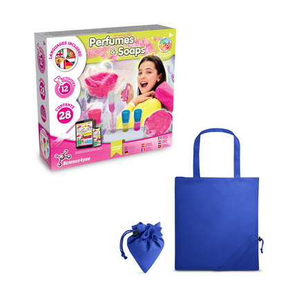 Perfume & Soap Factory Kit V. Gra edukacyjna dostarczany ze składaną torbą prezentową