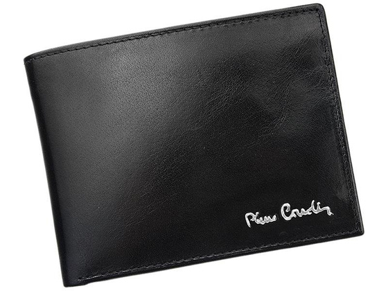 Portfel męski skórzany PIERRE CARDIN YS520.1 8805 RFID Czarny