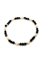 Bransoletka TURMALIN PERŁA 925