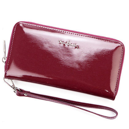 Pierre Cardin Duży skórzany portfel damski