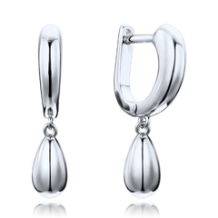 MINET Eleganckie kolczyki srebrne