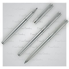 Zestaw piśmienny długopis i pióro kulkowe PIERRE CARDIN Renee Szare