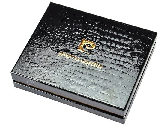 Portfel męski skórzany PIERRE CARDIN SAHARA TILAK03 8806 Czarny