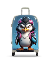 Średnia walizka Pingwin