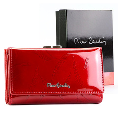 Średni skórzany portfel damski PIERRE CARDIN
