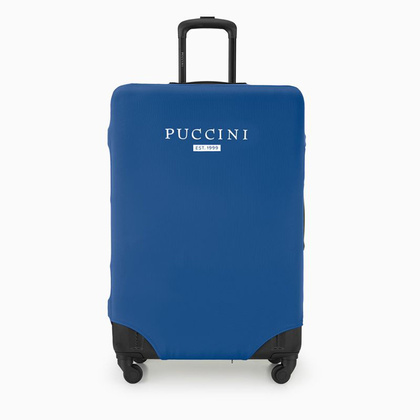 Elastyczny pokrowiec na duża walizkę PUCCINI PBA 7A Niebieski