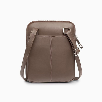 Torba na ramię skórzana PUCCINI ROYAL COLLECTION LGD5223 2 Brązowa