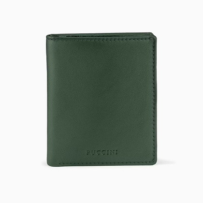 Portfel męski skórzany PUCCINI ZEN ZN9204 5D Zielony