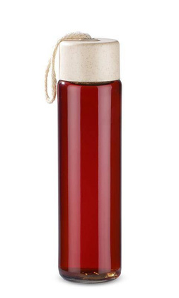 Butelka szklana SKINNY 350 ml 16217 Brązowa