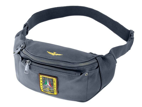 Torba na pas, biodrówka AERONAUTICA MILITARE Pilot Granatowa