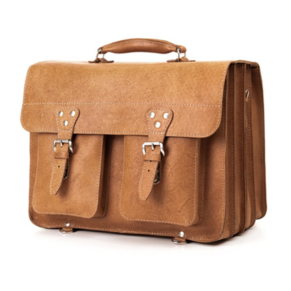 BIG torba biznesowa skórzana KEMER VOOC TC12 Camel Edycja Limitowana