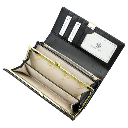 Portfel damski skórzany PELLUCCI HL-100 	Czerwony