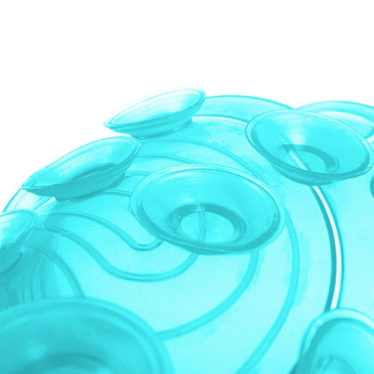 Podkładki antypoślizgowe z przyssawkami stopy niebieskie zestaw 4 szt.