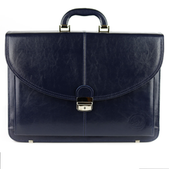 537 Teczka skórzana elegant - granat KEMER