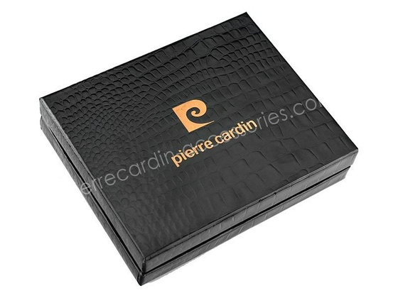 Portfel męski skórzany PIERRE CARDIN SAHARA TILAK03 331 Czarny