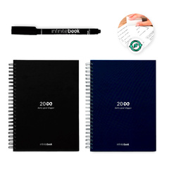 STARTER KIT INFINITE PLANNER A5. Zestaw zawiera „Infinite Diary”, zestaw do czyszczenia, marker i uchwyt na marker