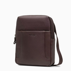 Torba na ramię skórzana PUCCINI COMO CO1924 2 Brązowa