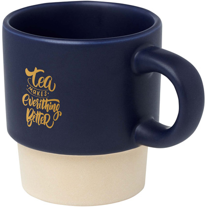 Olympia kubek do espresso z glinianym dnem, z możliwością układania w stosy, 130 ml