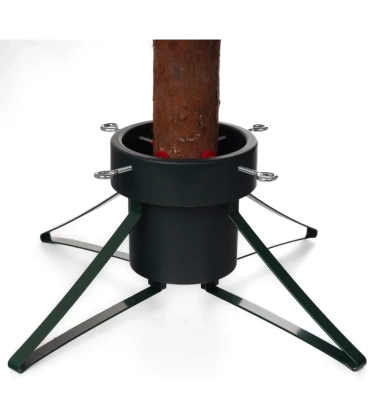 Stojak CHOINKOWY DUŻY ZIELONY metalowy pod choinkę drzewko z pojemnikiem