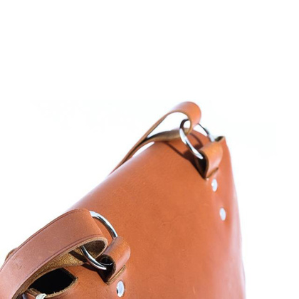 Designerska torba skóra KEMER VOOC Vintage P3 czarny