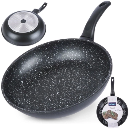 Patelnia granitowa 28 cm GRANDE gaz indukcja