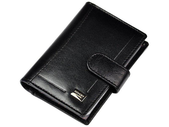 Eleganckie skorzane etui na karty i dokumenty