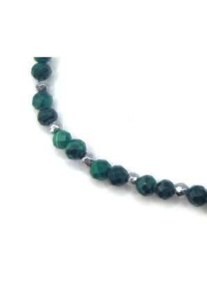 BRANSOLETKA MALACHIT REALIZACHA CELÓW 925
