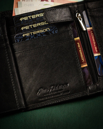 Duzy portfel meski z systemem RFID Protect