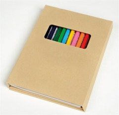 Zestaw do kolorowania COLORFUL BOOK, brązowy