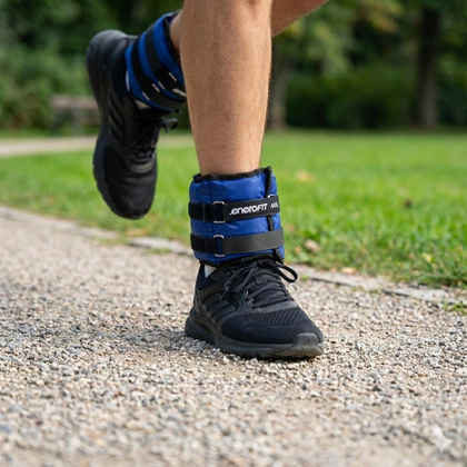 OBCIĄŻENIE NA PRZEGUBY NIEBIESKIE 8KG (2x4KG) ENERO FIT