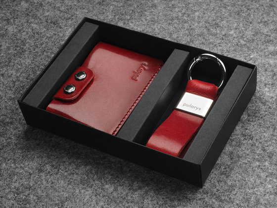 Portfel HOBBY w zestawie z brelokiem - Insider line 1894