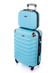 Średnia walizka PELLUCCI RGL 730 M + KUFEREK LAZUROWY