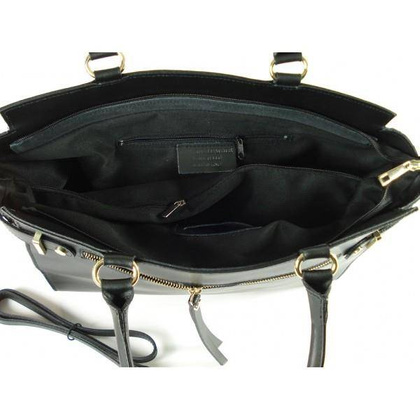 GRANAT DUŻA TOREBKA SKÓRZANA TECZKA A4  VERA PELLE  VP655BS