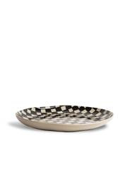 Talerz Lexi Czarny / Beż