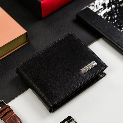 Portfel męski Peterson PTN 304-PR 2-1-1 czarny